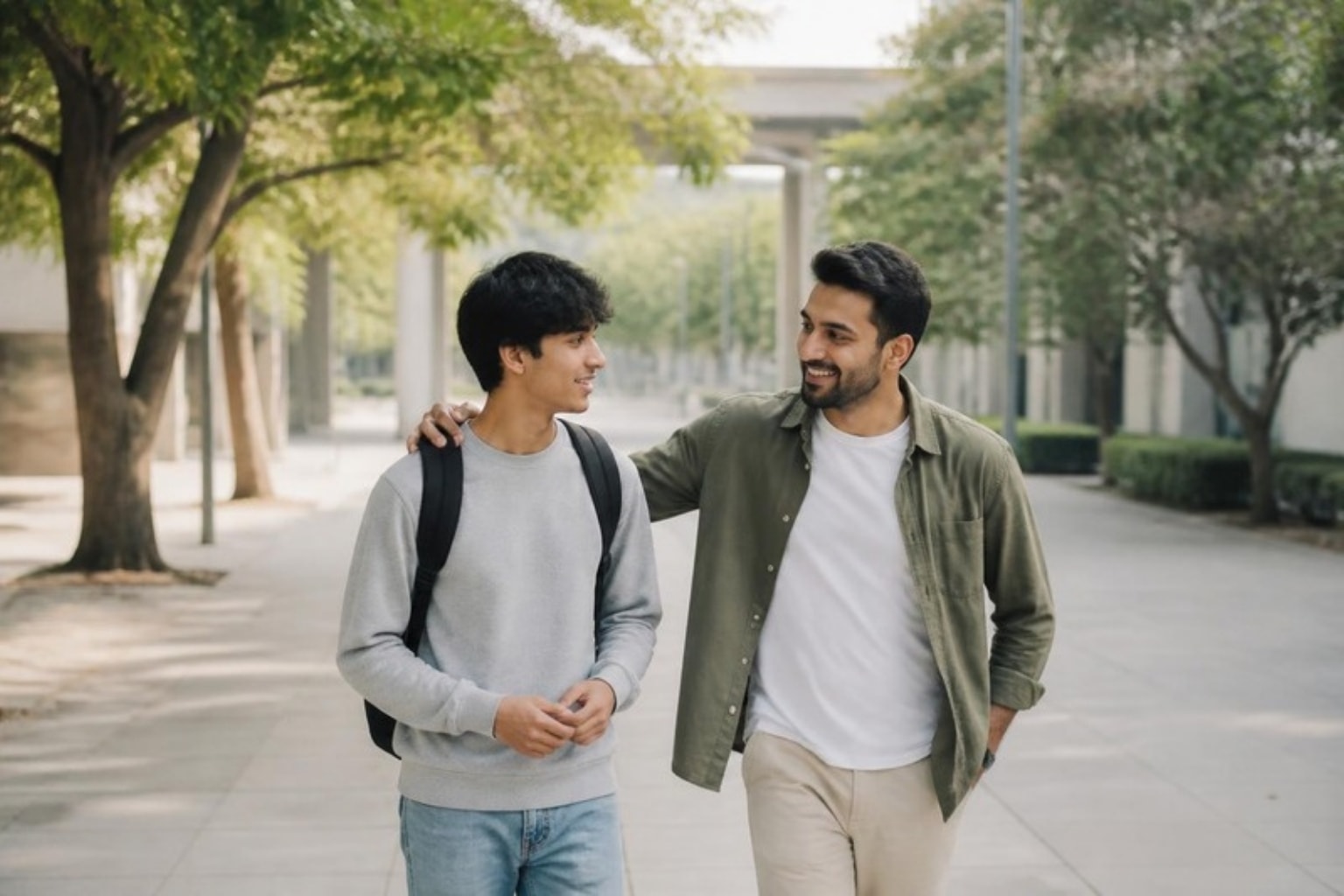 Mentor helping someone understand their future