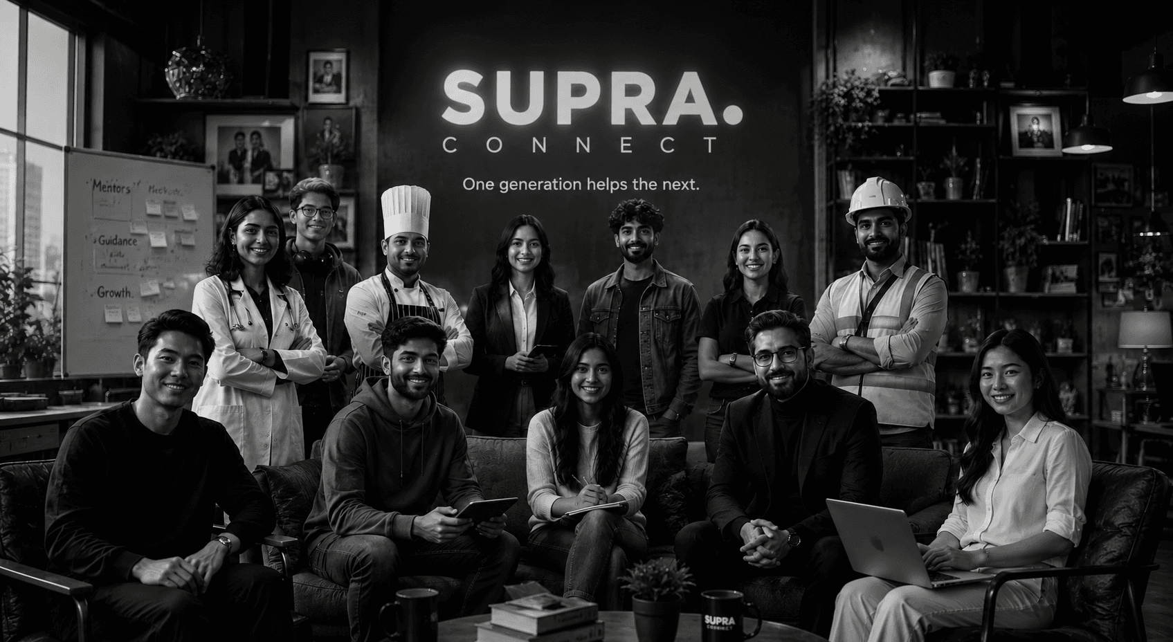 SUPRA Connect community of students, professionals and mentors